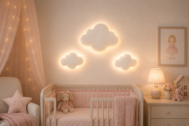 Bouclé Cloud Wall Light