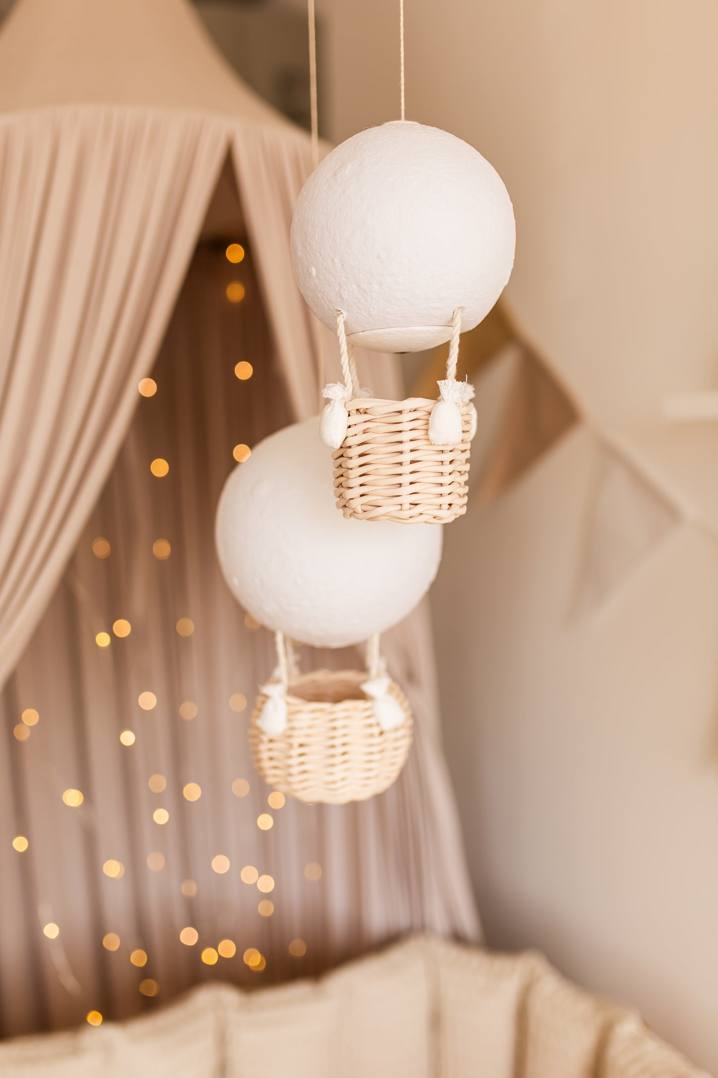 Повітряна куля Місяць Нічник Лампа для дитячої кімнати Декор для дитячої кімнати