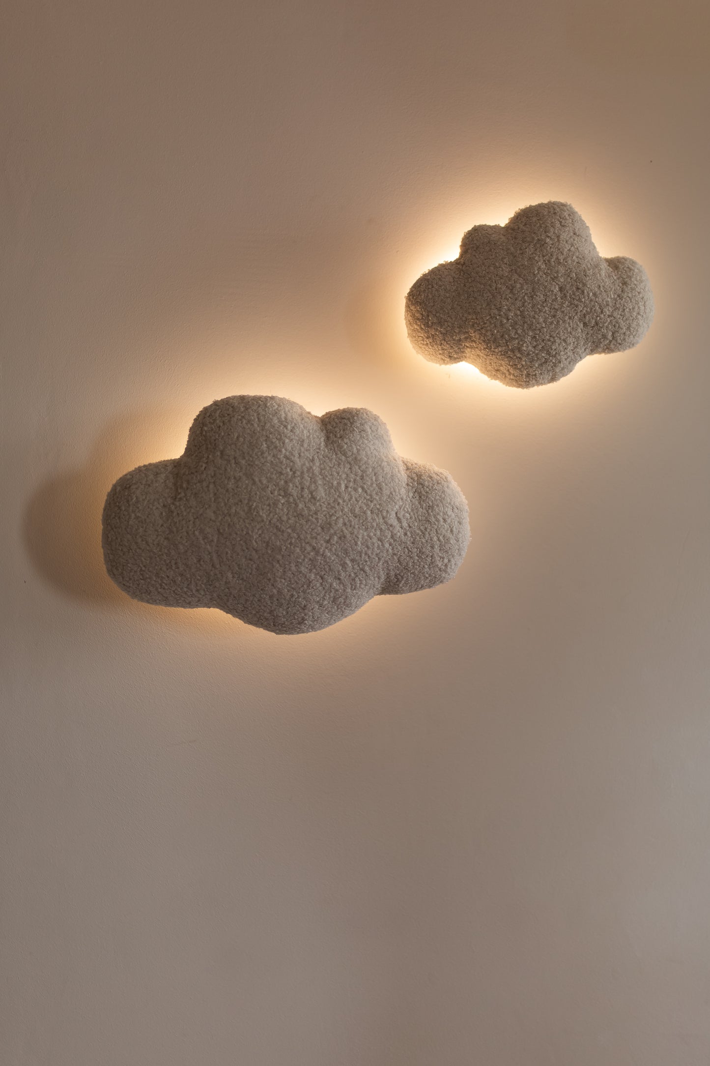 Настінний набір м'якого світла з букле-ведмедиком, декор для дитячої кімнати 