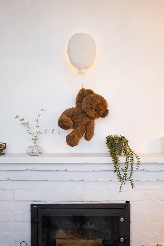 Balloon Night Light with Brown Bear