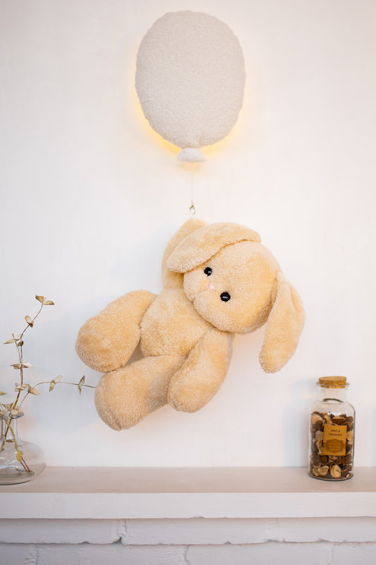 Balloon Night Light with peachy Bunny Toy