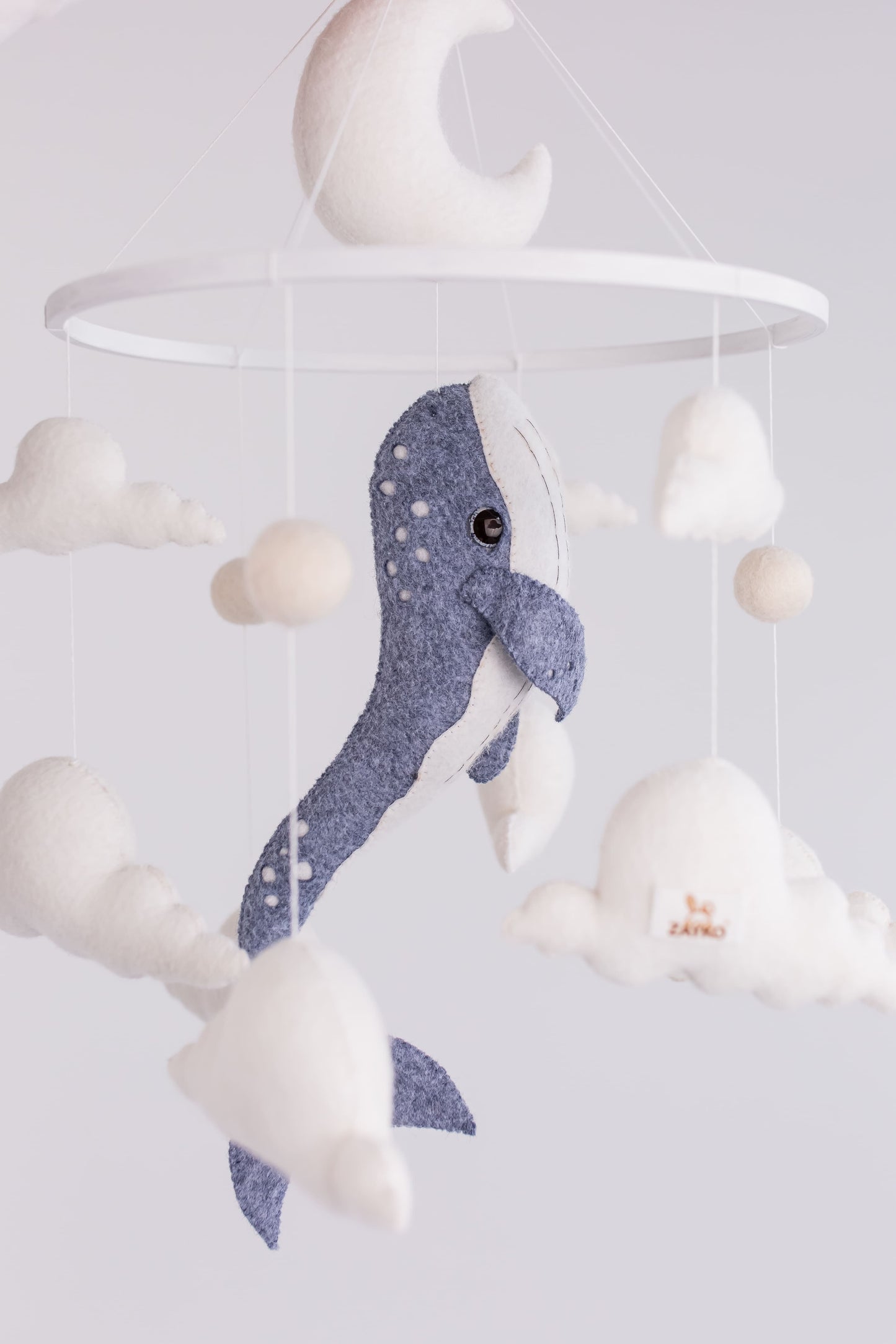 Whale Baby Mobile — Ocean Nursery Mobile