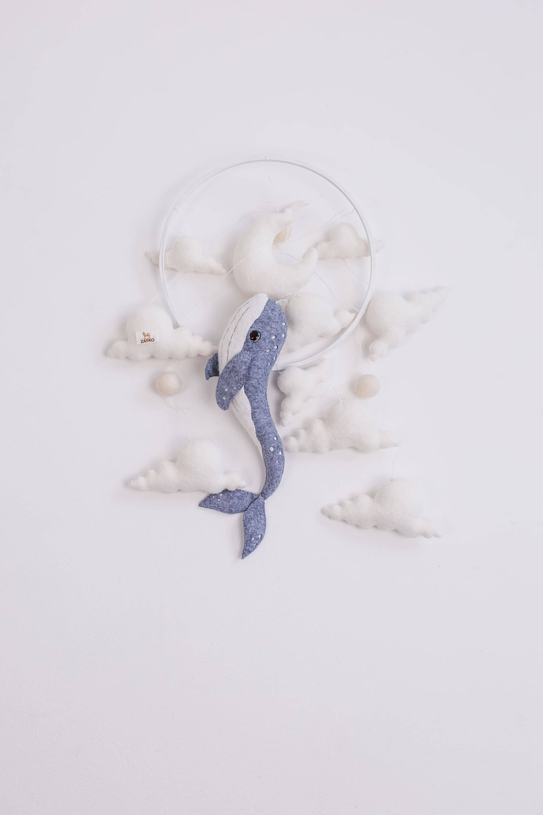 Whale Baby Mobile — Ocean Nursery Mobile