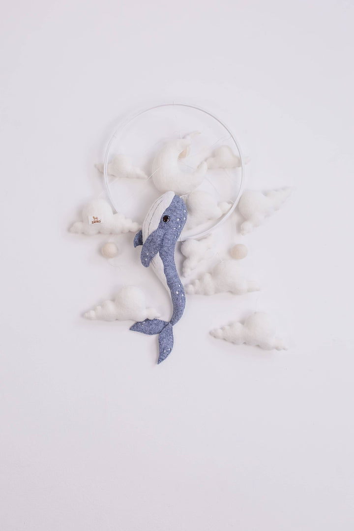Whale Baby Mobile — Ocean Nursery Mobile