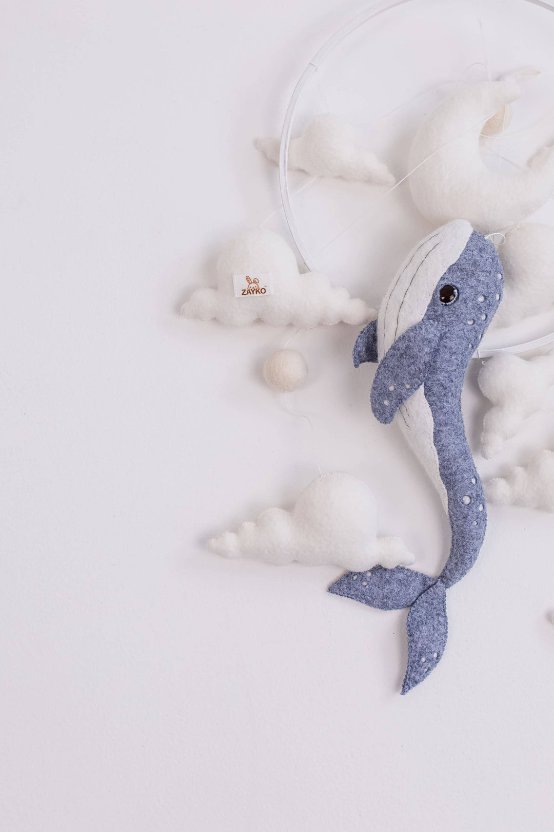 Whale Baby Mobile — Ocean Nursery Mobile
