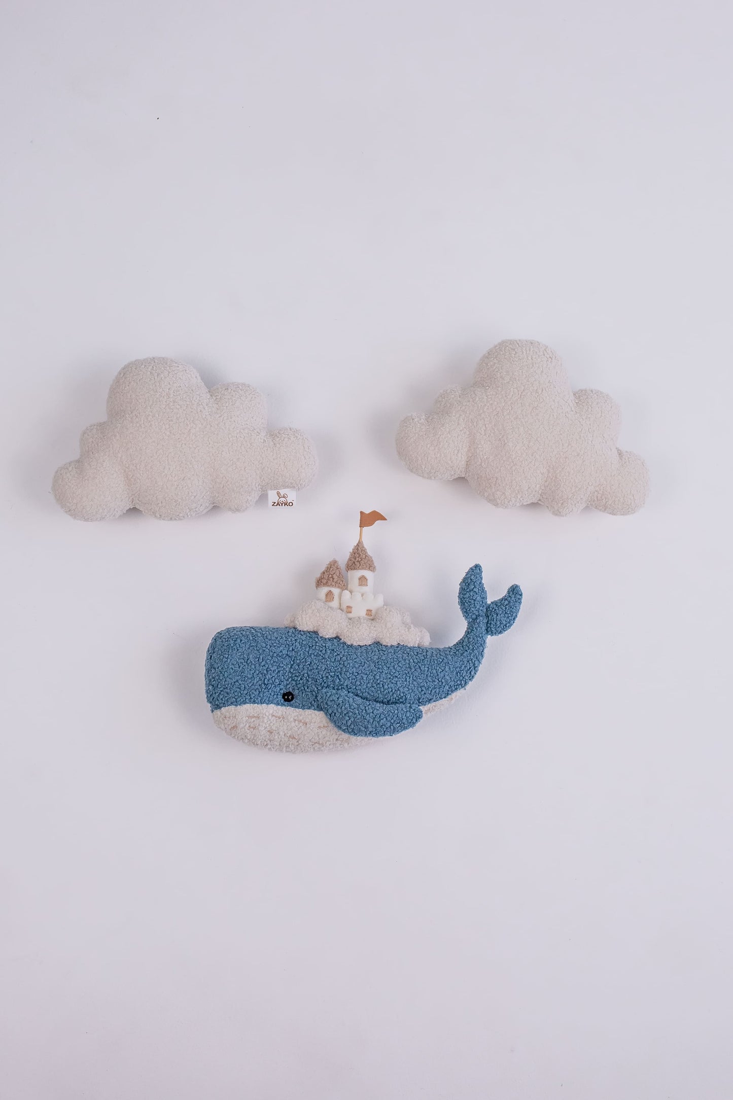 Whale Nursery Wall Light Set Cloud Night Light Nursery Wall Decor