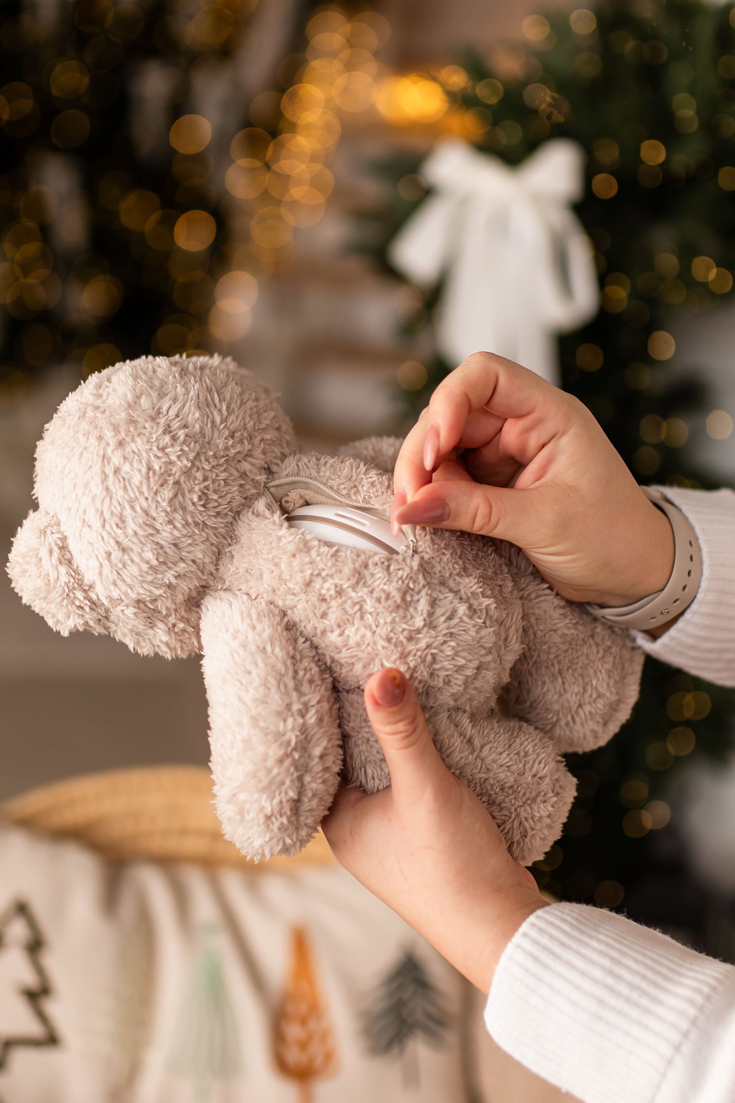 Soft Plush Toy with White Noise Machine