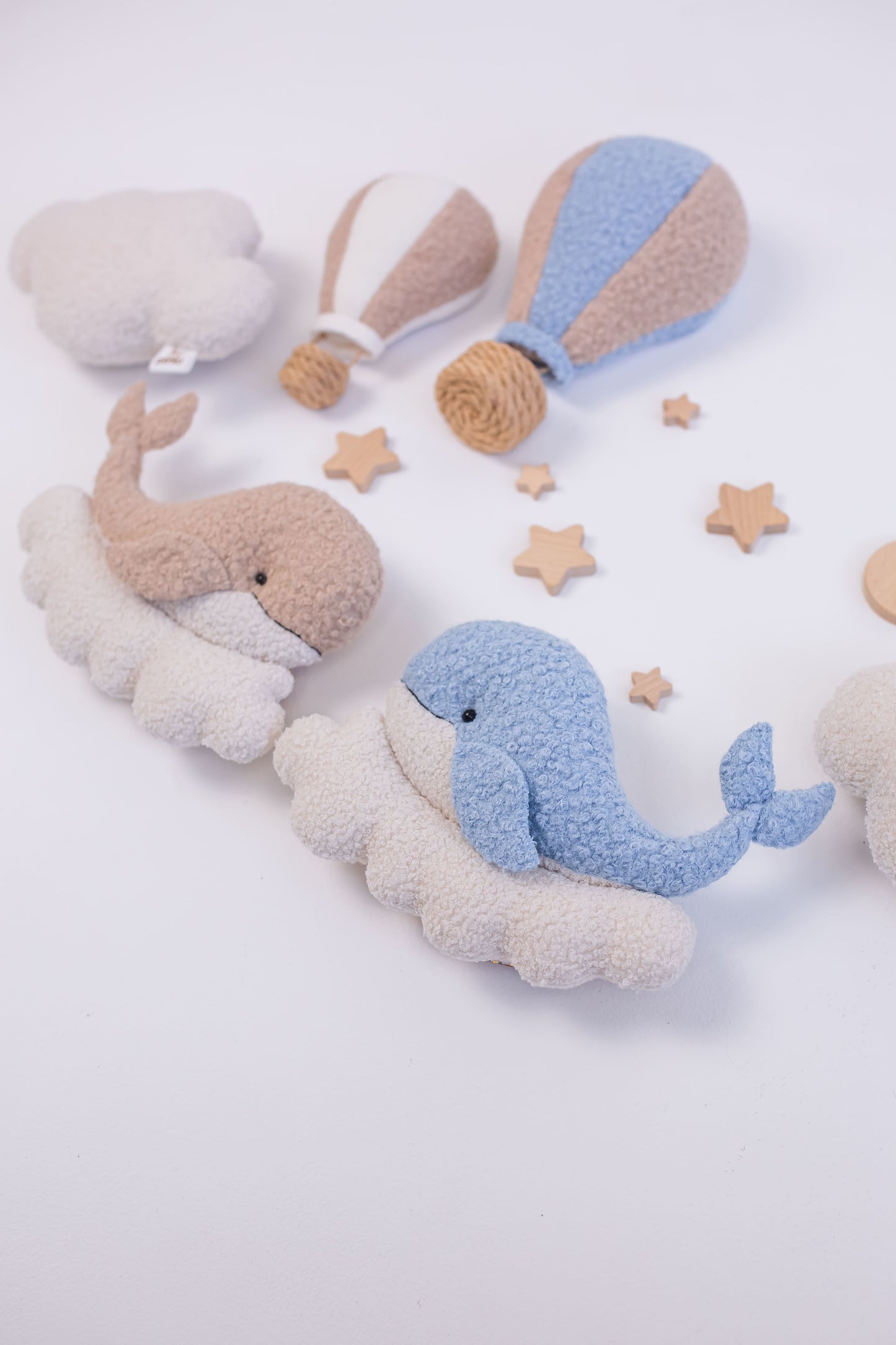 Whale Nursery Wall Light Set, Ocean Nursery Decor