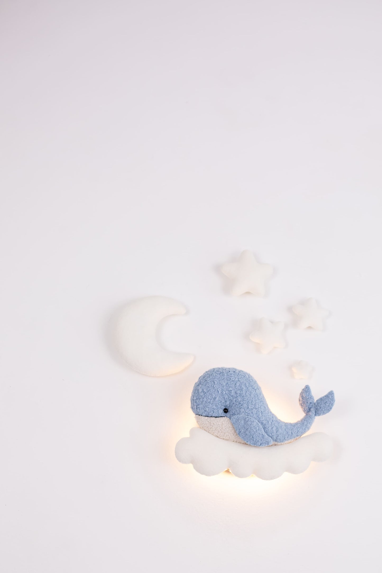 Whale Nursery Wall Light, Ocean Nursery Decor