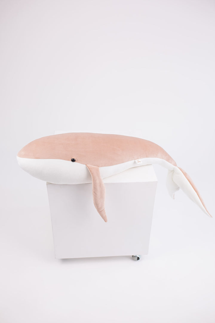 Large Handmade Whale Plush Toy