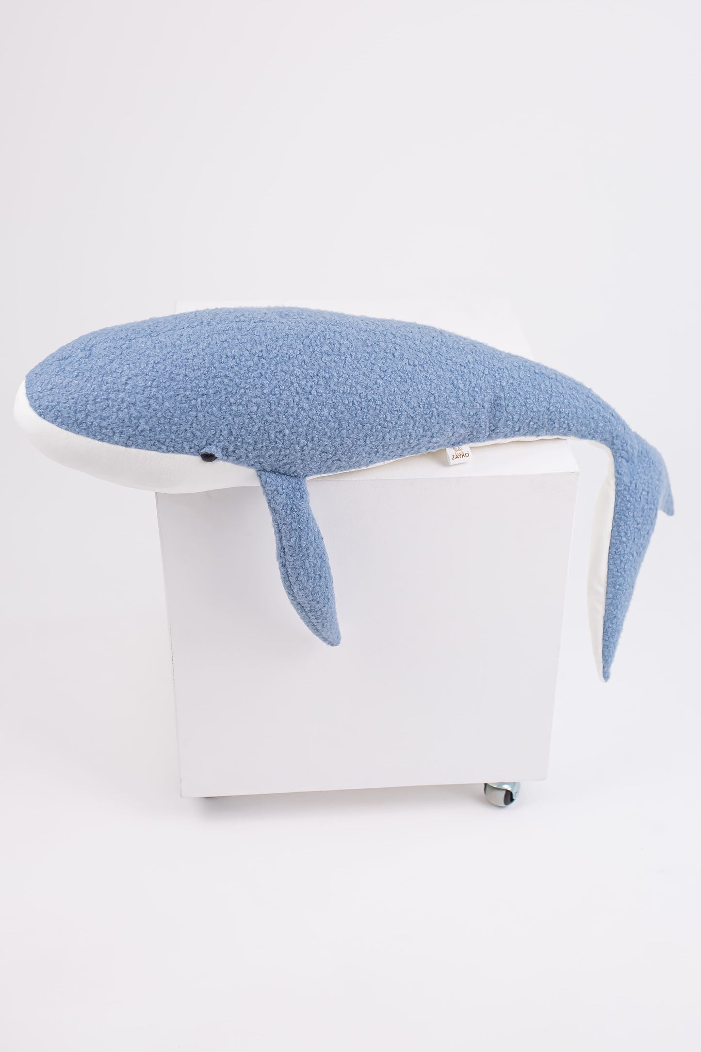 Large Handmade Whale Plush Toy