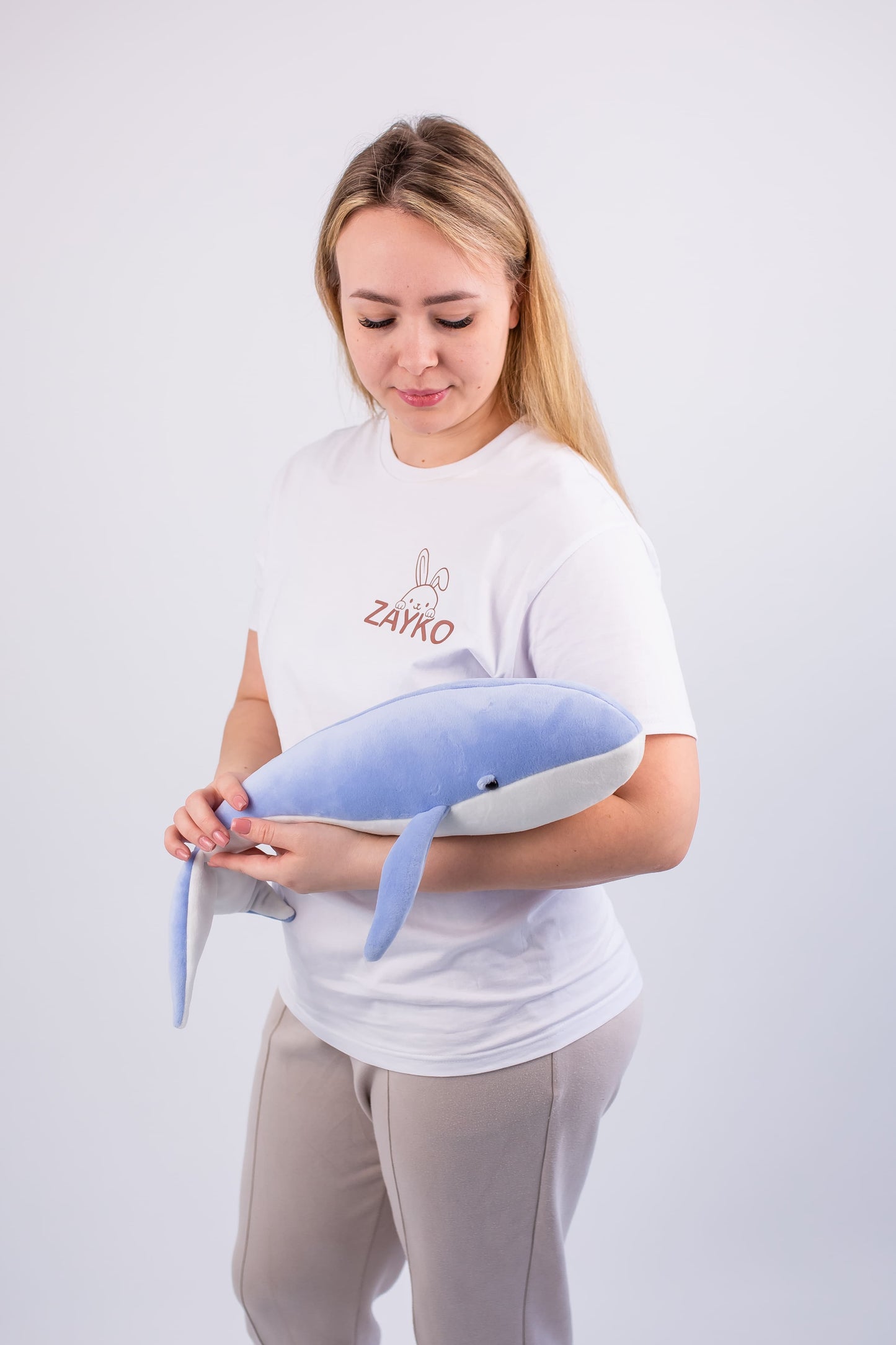 Soft Handmade Whale Plush Toy