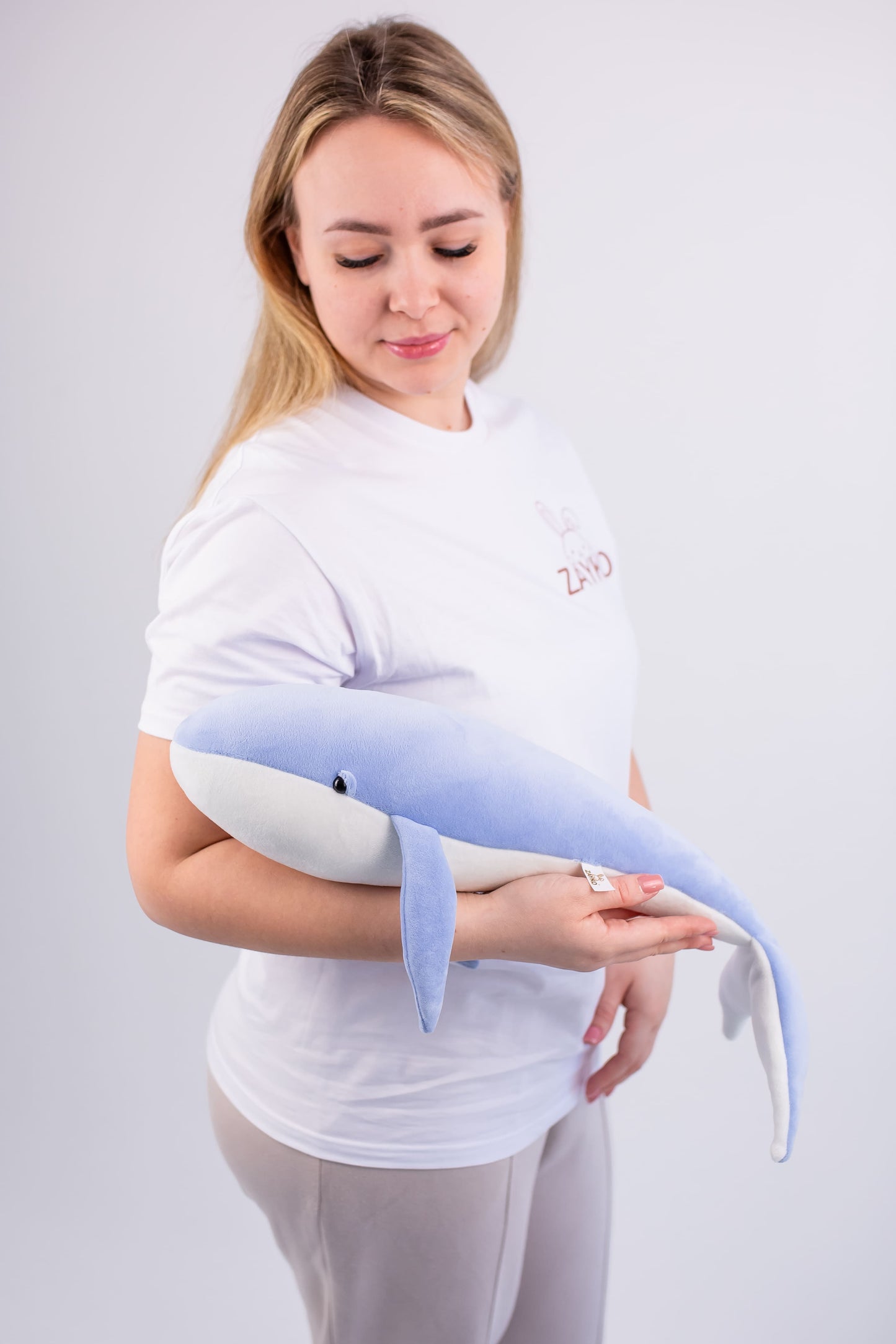 Soft Handmade Whale Plush Toy