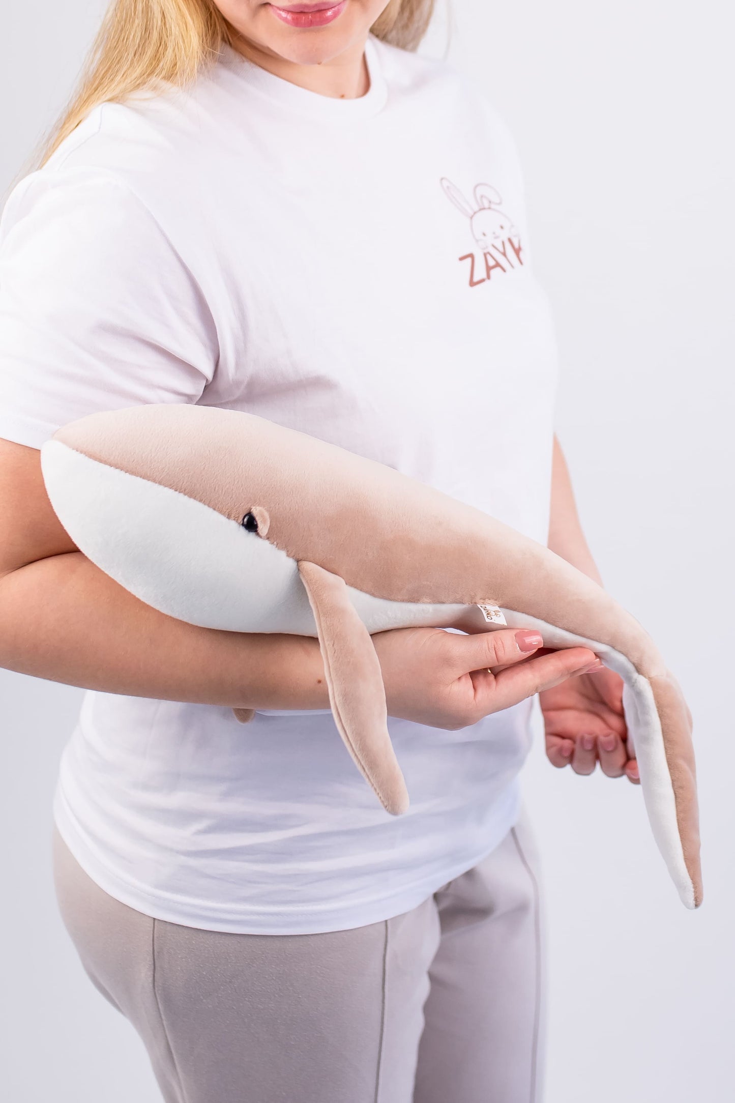 Soft Handmade Whale Plush Toy