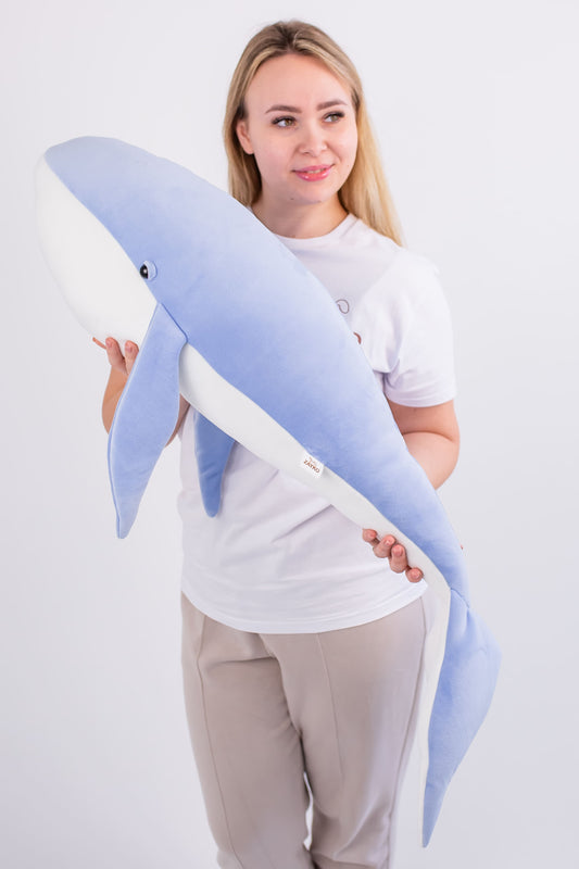 Large Handmade Whale Plush Toy