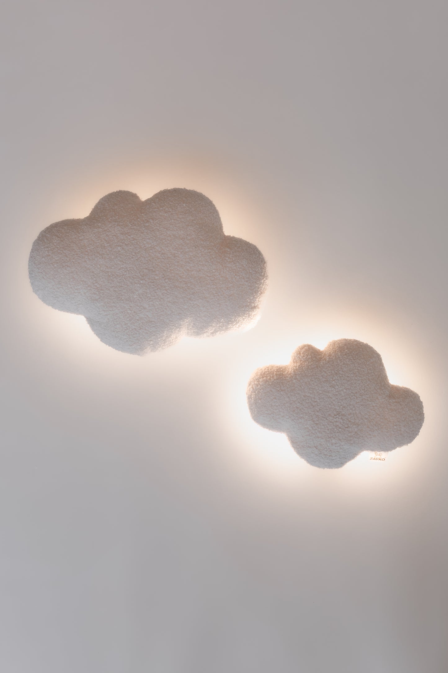 Wolken-Wandleuchten – 2er-Set 