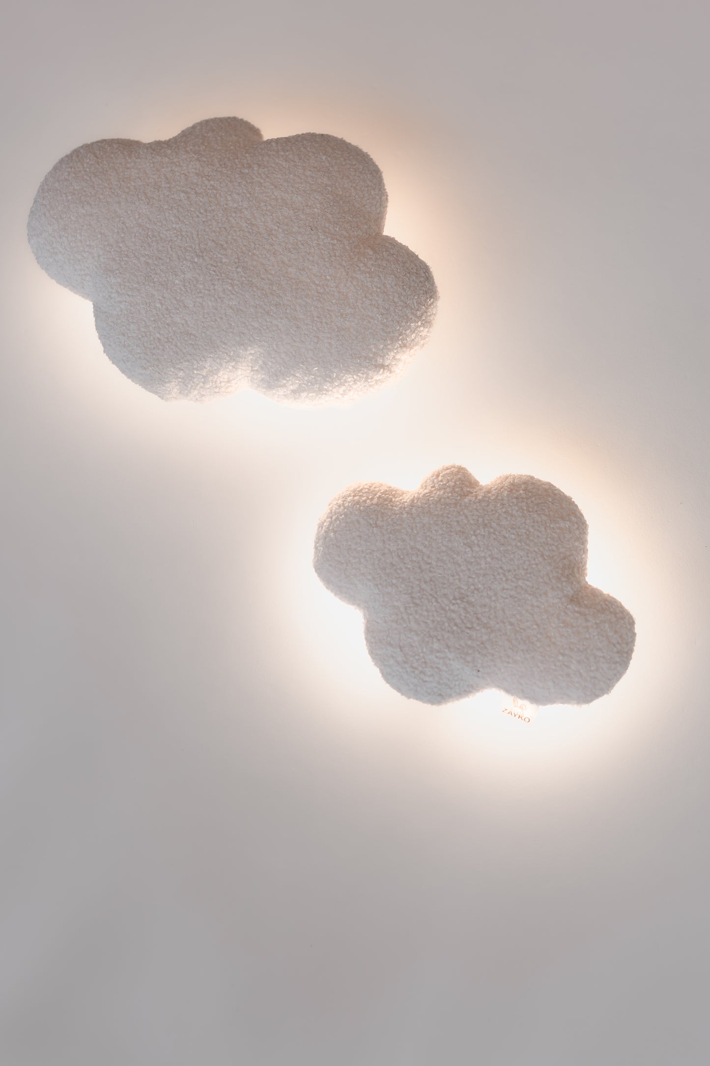 Wolken-Wandleuchten – 2er-Set 