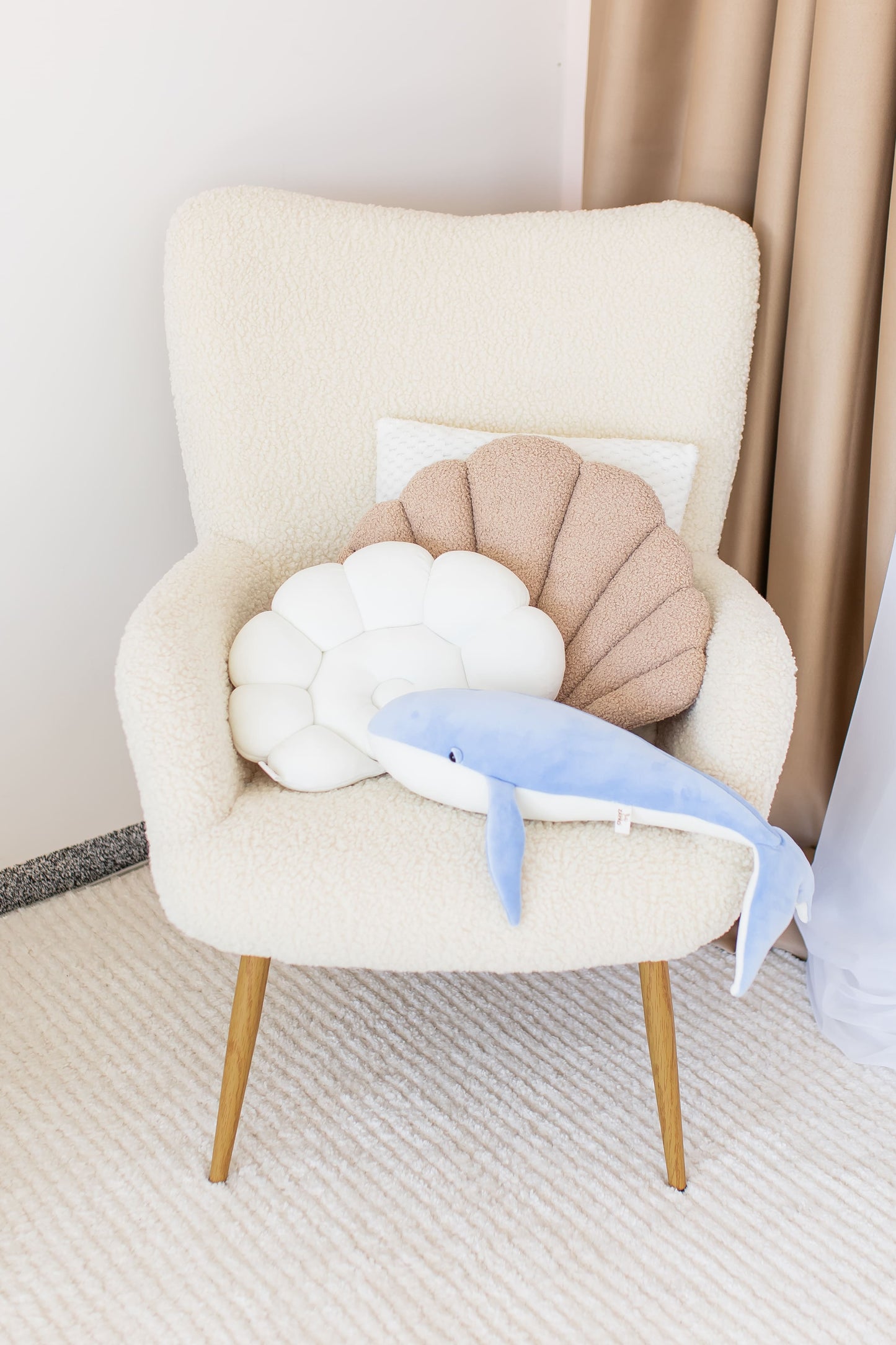 Soft Handmade Whale Plush Toy