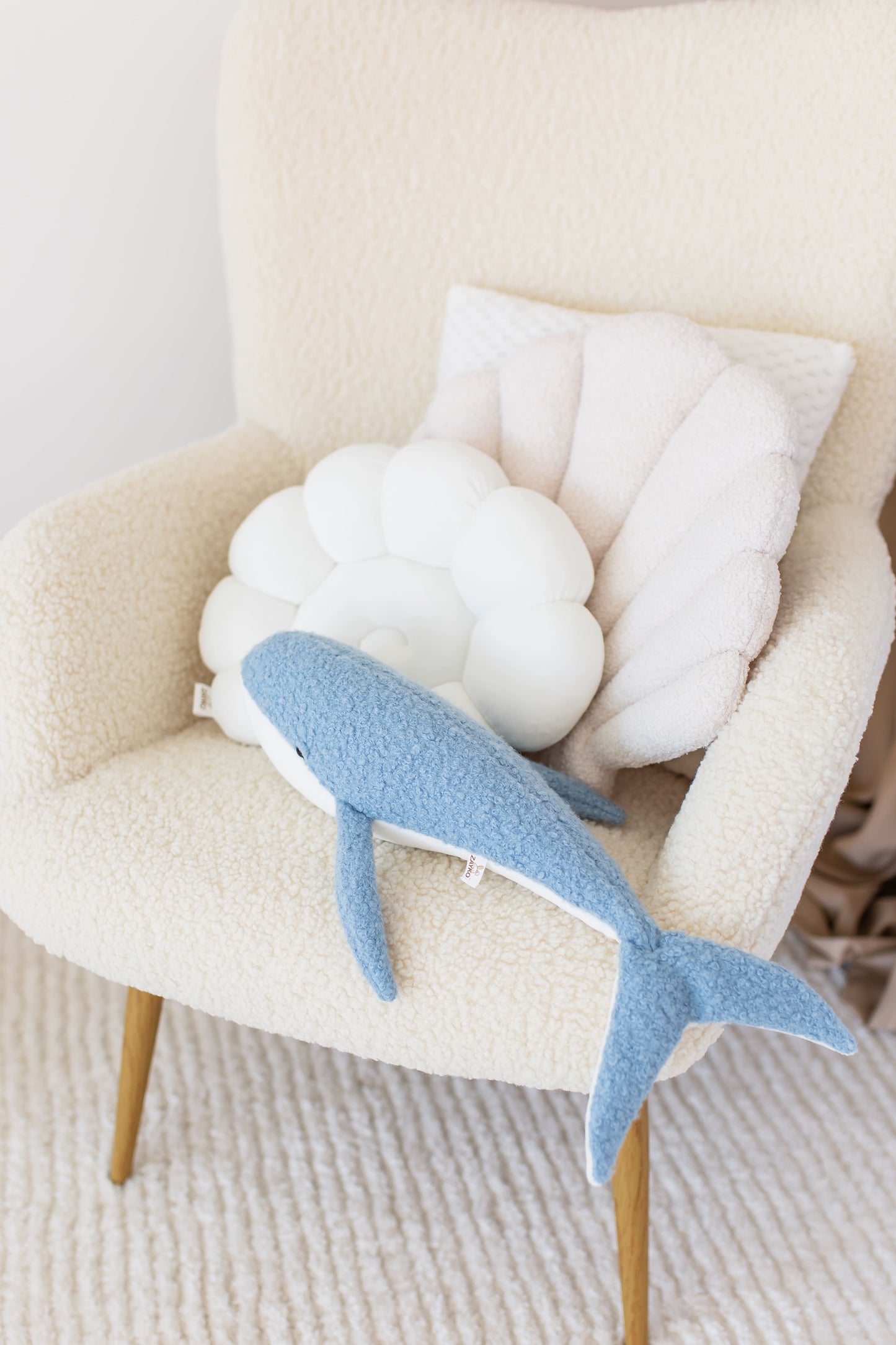 Soft Handmade Whale Plush Toy
