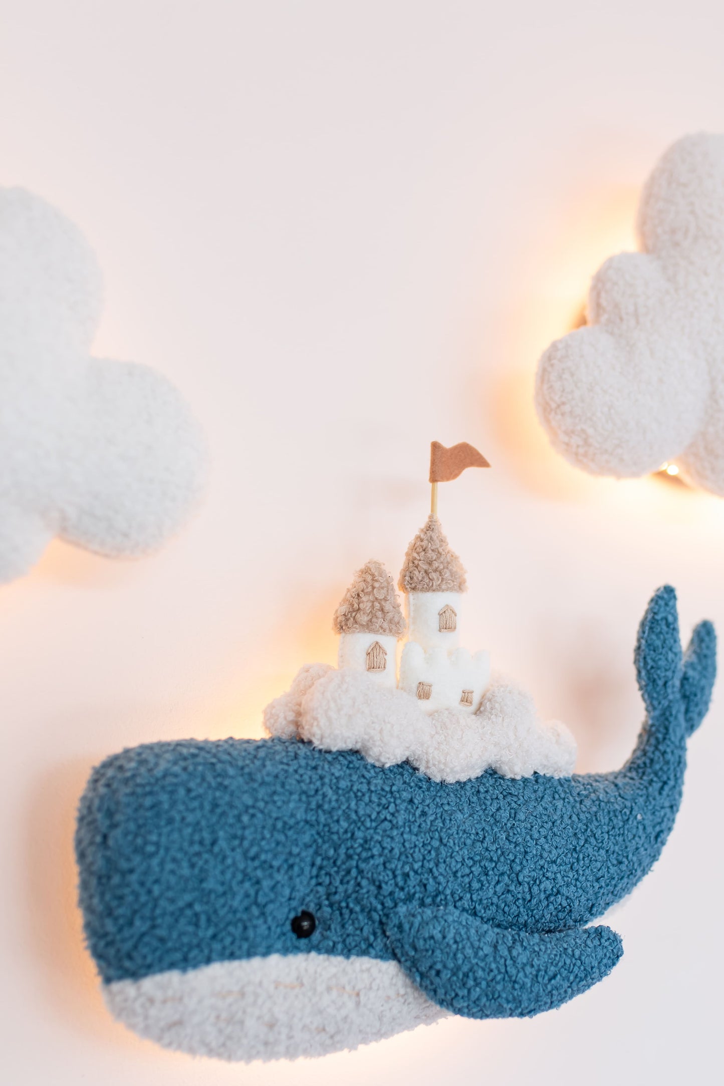 Whale Nursery Wall Light Set Cloud Night Light Nursery Wall Decor