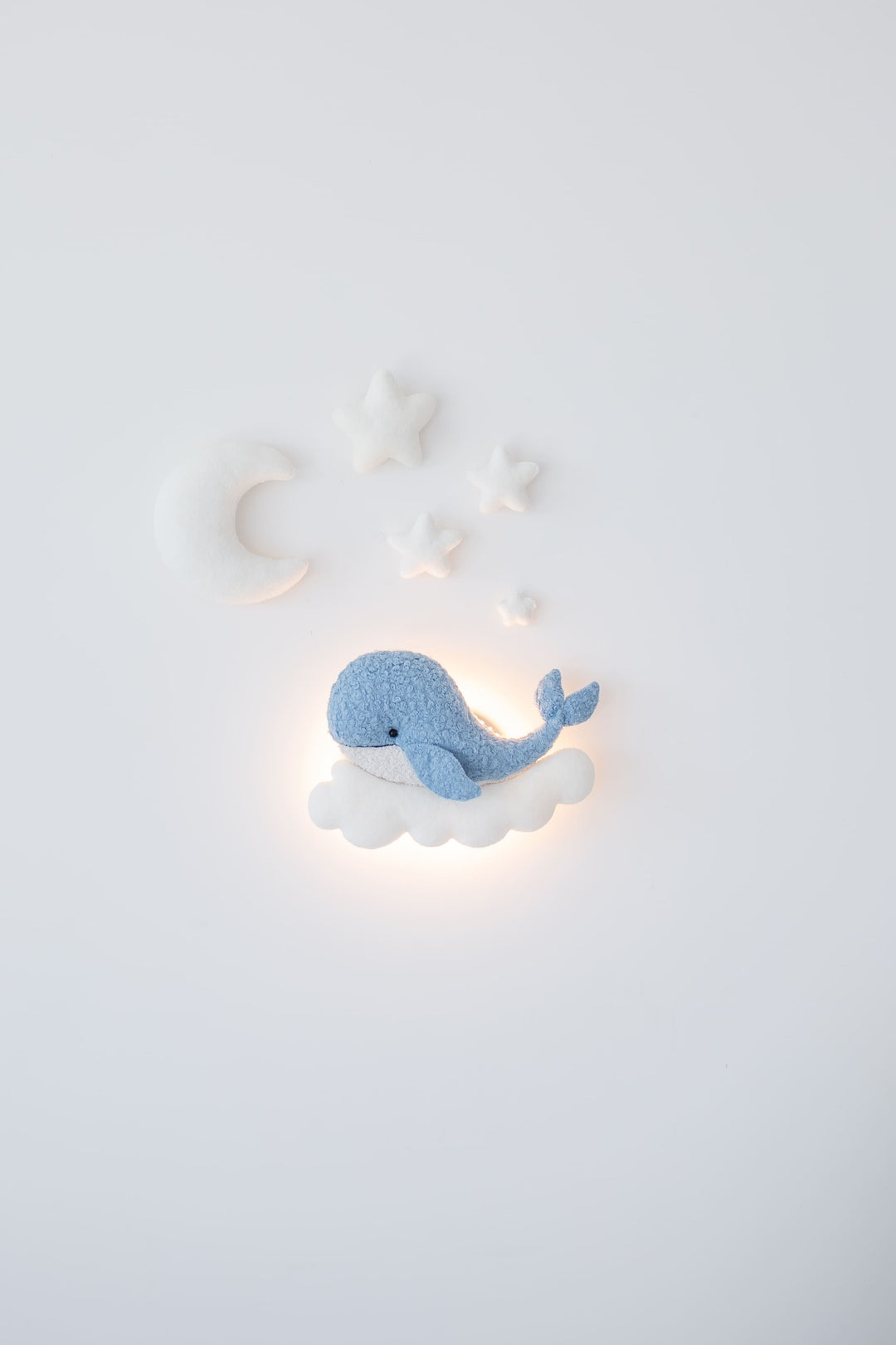 Whale Nursery Wall Light, Ocean Nursery Decor