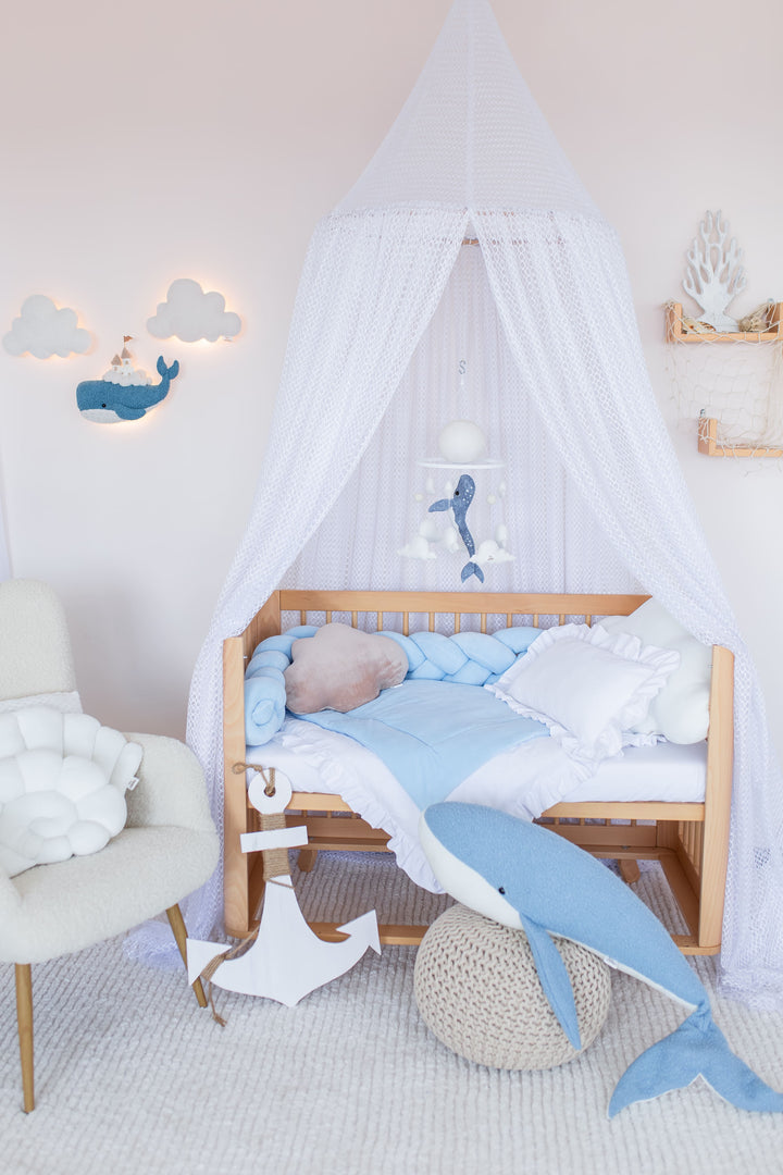 Whale Nursery Wall Light Set Cloud Night Light Nursery Wall Decor