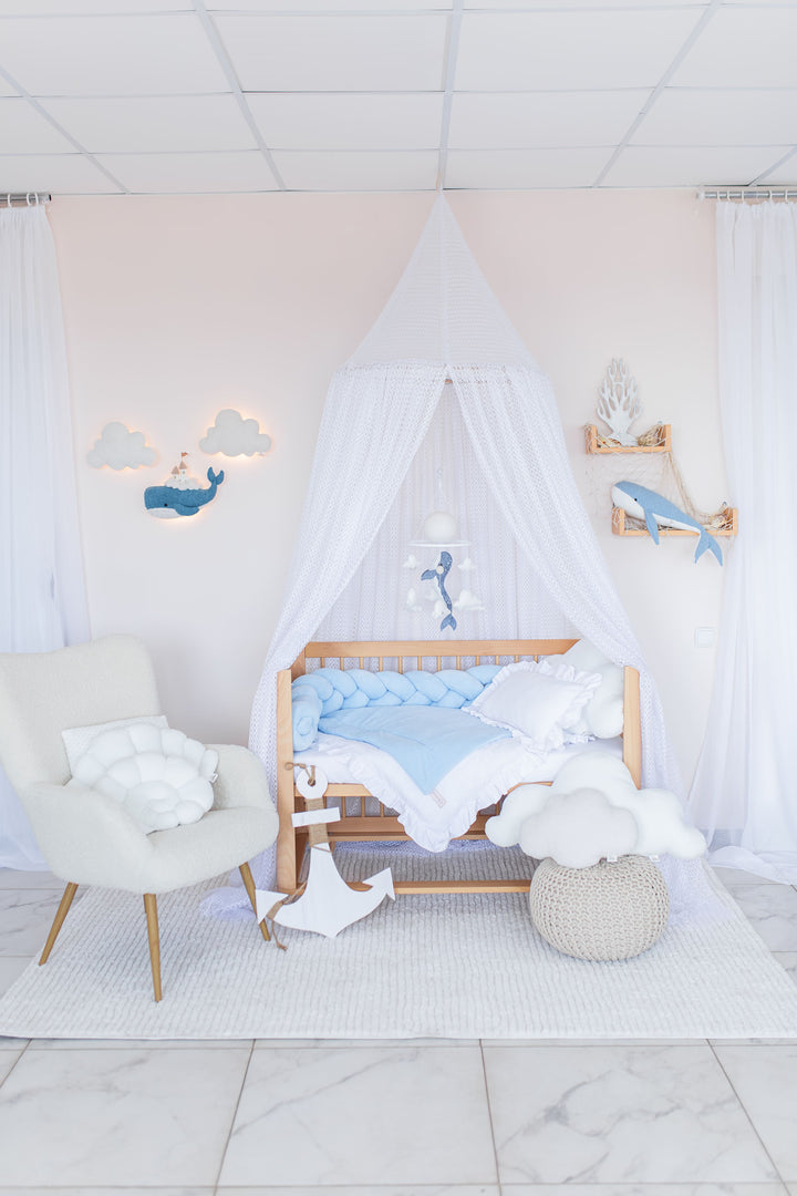 Whale Nursery Wall Light Set Cloud Night Light Nursery Wall Decor