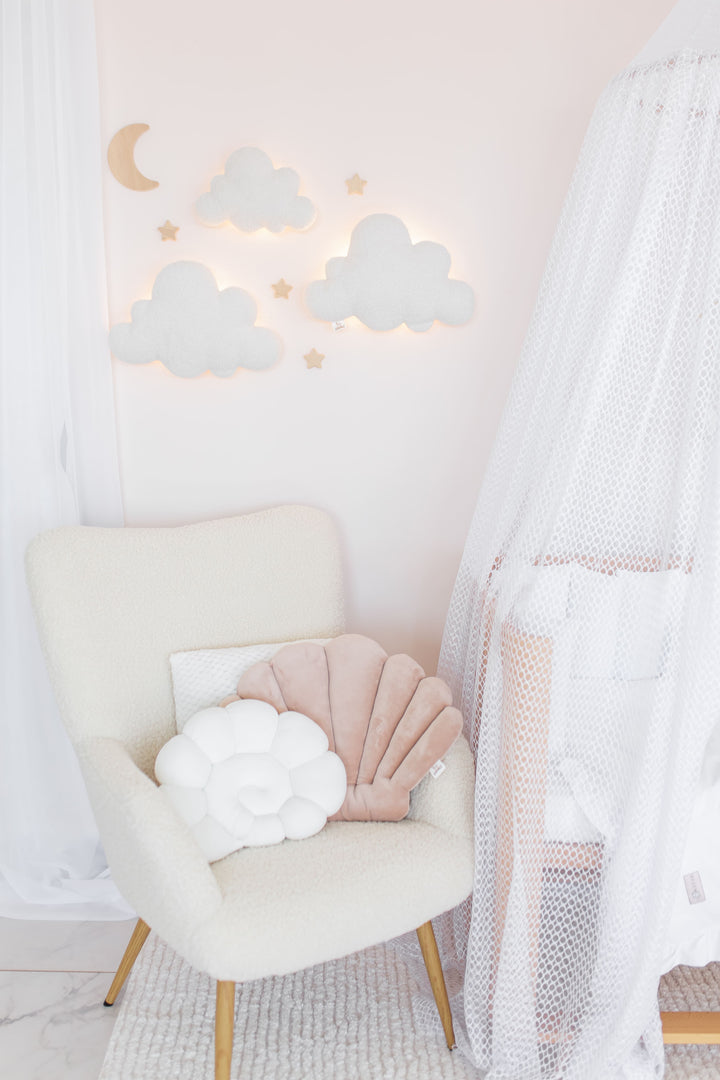 Cloud Wall Light Set Nursery Moon and Stars Wall Decor