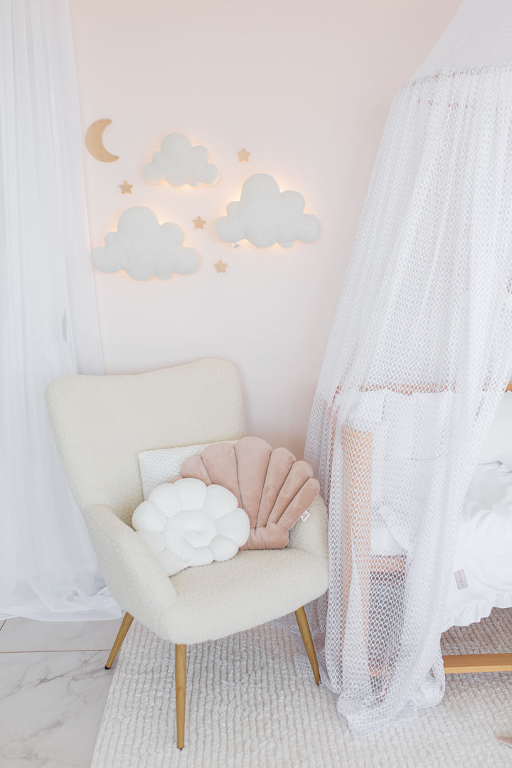 Cloud Wall Light Set Nursery Moon and Stars Wall Decor