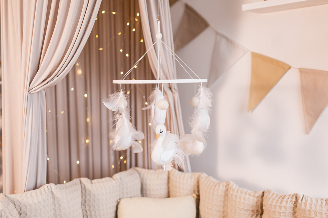 Swan Mobiles for Crib