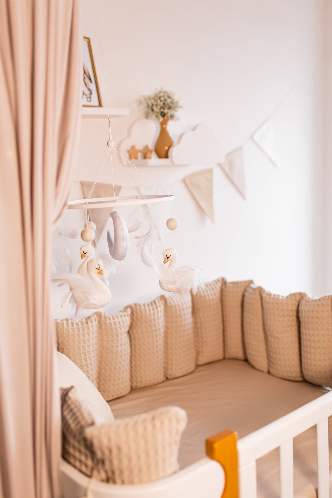 Swan Mobiles for Crib