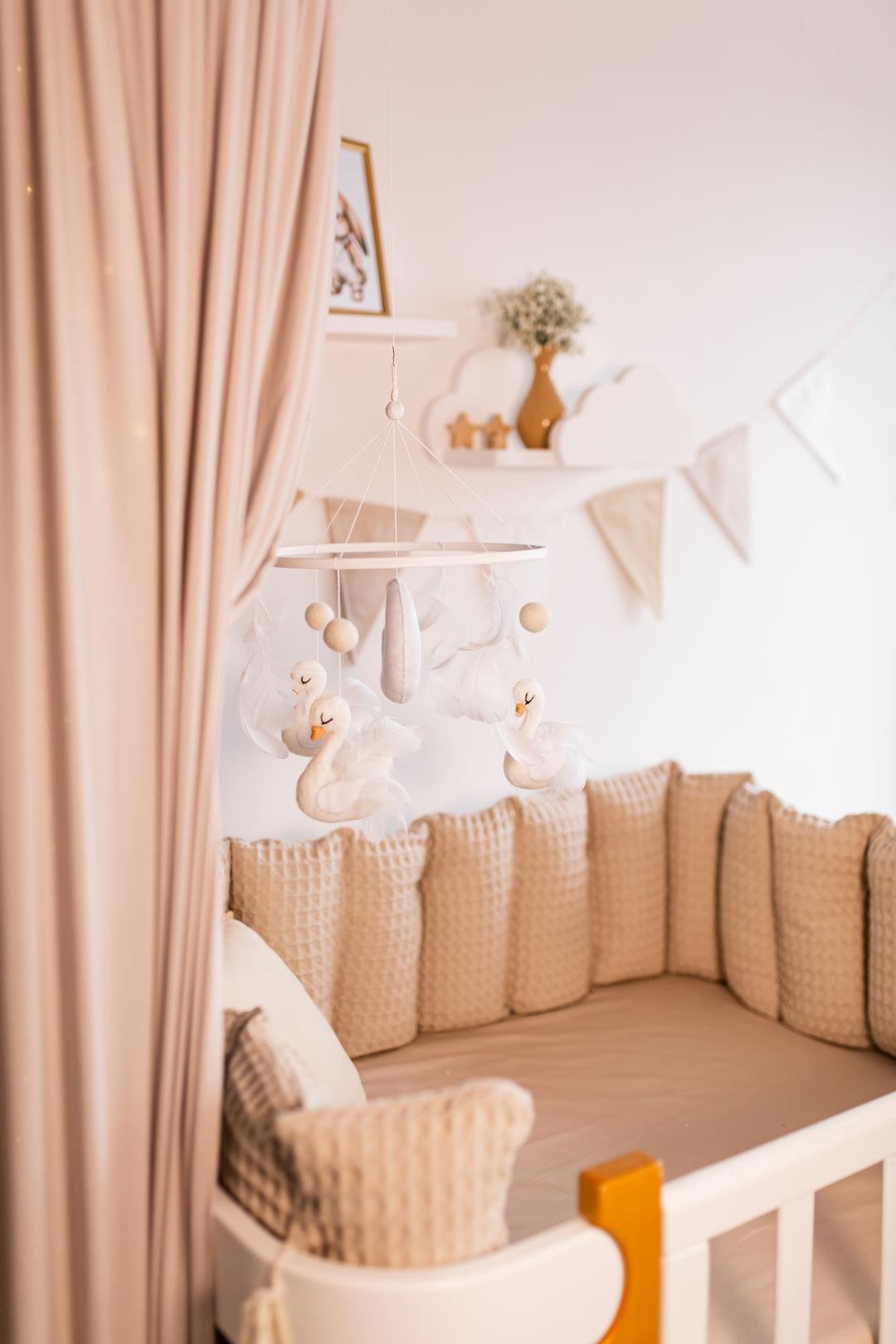 Swan Mobiles for Crib